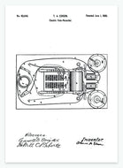 elektrisk stemmemaskine | PATENTPLAKAT - decoARTE