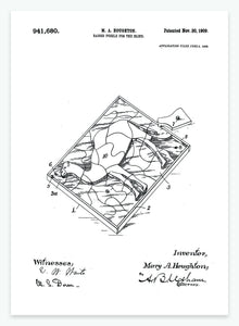 Puslespil til blinde | Smukt patent til din væg | plakat | poster - decoARTE