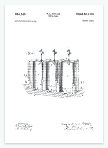 Pessoir | Smukt patent til din væg | plakat | poster - decoARTE