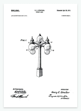 gadelampe | PATENTPLAKAT - decoARTE