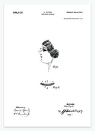 Kunstig øjenvippe | Smukt patent til din væg | plakat | poster - decoARTE