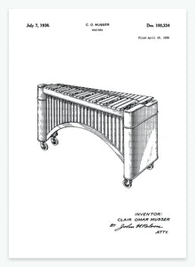Marimba | Smukt patent til din væg | plakat | poster - decoARTE