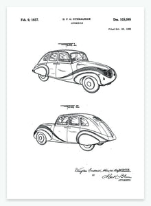 automobil | PATENTPLAKAT - decoARTE