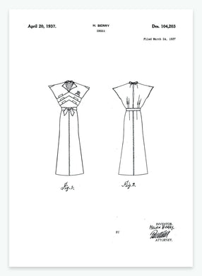 Kjole | Smukt patent til din væg | plakat | poster - decoARTE