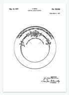 Tallerken | Smukt patent til din væg | plakat | poster - decoARTE