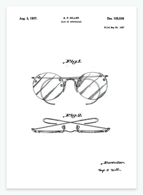 briller | PATENTPLAKAT - decoARTE