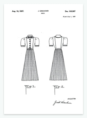 Kjole | Smukt patent til din væg | plakat | poster - decoARTE