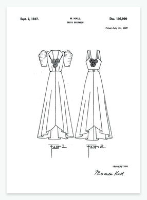 Kjole | Smukt patent til din væg | plakat | poster - decoARTE
