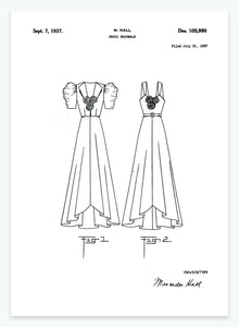 Kjole | Smukt patent til din væg | plakat | poster - decoARTE