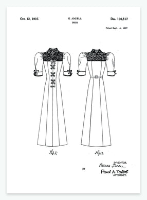 Kjole | Smukt patent til din væg | plakat | poster - decoARTE