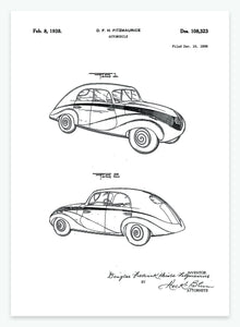 automobil | PATENTPLAKAT - decoARTE