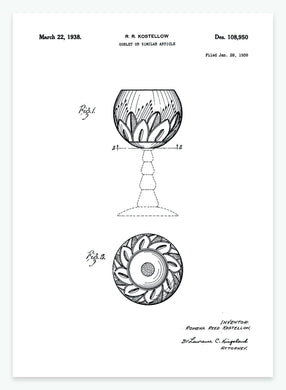 glas | PATENTPLAKAT - decoARTE