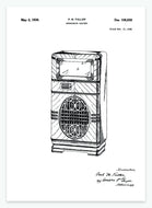 grammofonmøbel | PATENTPLAKAT - decoARTE