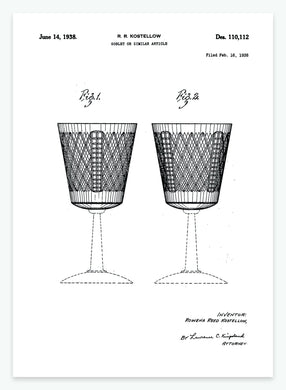glas | PATENTPLAKAT - decoARTE