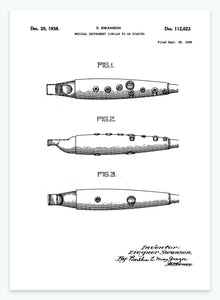 Okarina | Smukt patent til din væg | plakat | poster - decoARTE