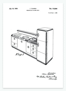 Køkken | Smukt patent til din væg | plakat | poster - decoARTE