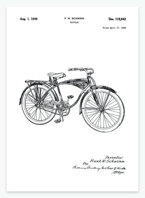 cykel | PATENTPLAKAT - decoARTE