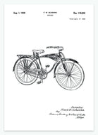 cykel | PATENTPLAKAT - decoARTE