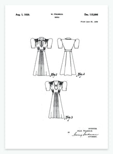 Kjole | Smukt patent til din væg | plakat | poster - decoARTE