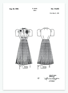 Kjole | Smukt patent til din væg | plakat | poster - decoARTE