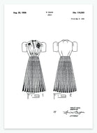 Kjole | Smukt patent til din væg | plakat | poster - decoARTE
