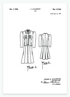 Spadseredragt | Smukt patent til din væg | plakat | poster - decoARTE