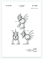 Sjov figur | Smukt patent til din væg | plakat | poster - decoARTE
