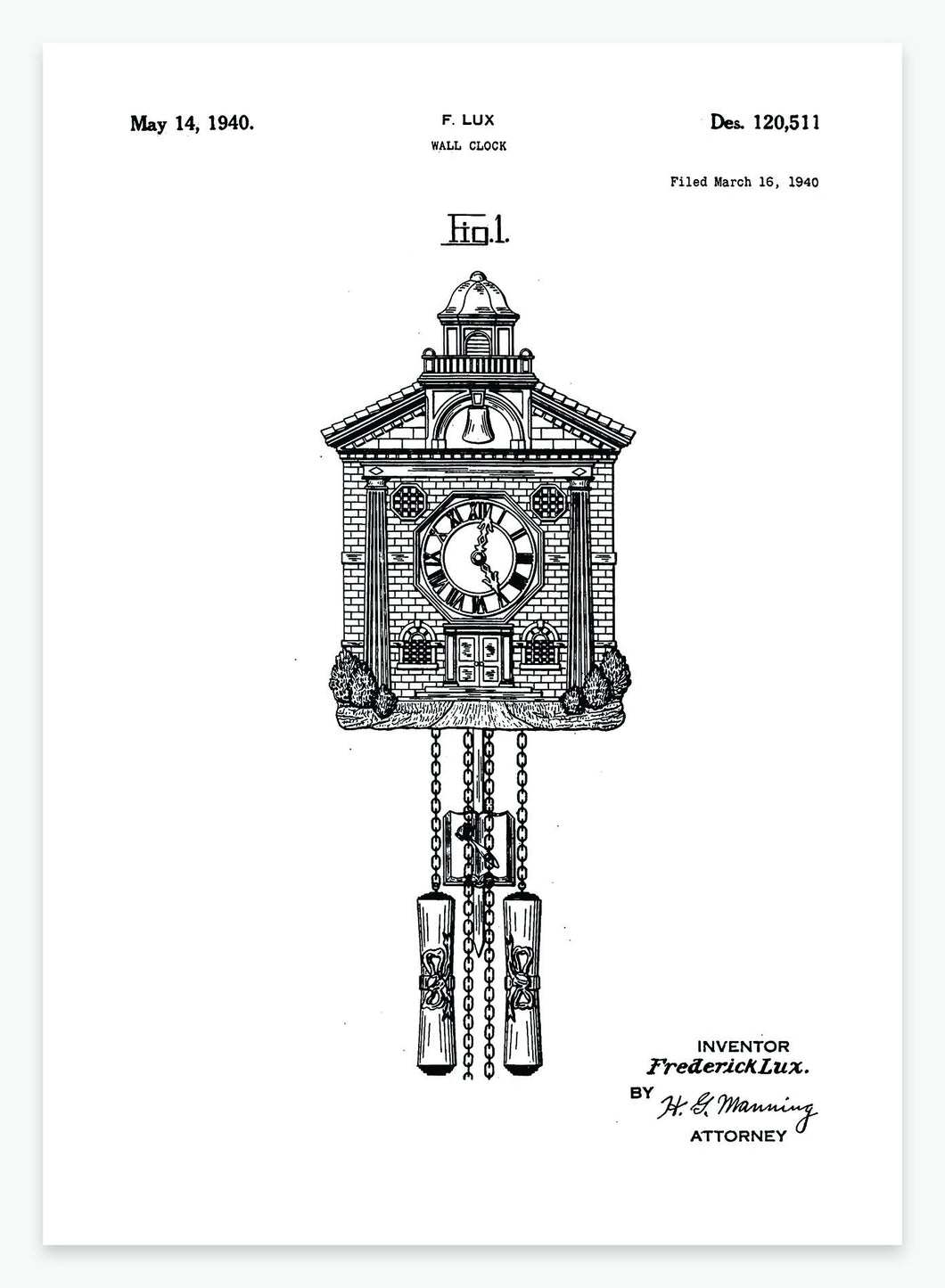 Kukur | Smukt patent til din væg | plakat | poster - decoARTE