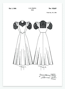 Kjole | Smukt patent til din væg | plakat | poster - decoARTE