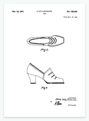 Sko | Smukt patent til din væg | plakat | poster - decoARTE