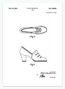 Sko | Smukt patent til din væg | plakat | poster - decoARTE