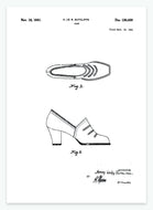 Sko | Smukt patent til din væg | plakat | poster - decoARTE