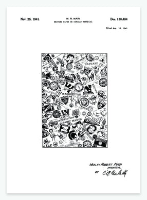 gavepapir | PATENTPLAKAT - decoARTE