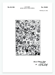 gavepapir | PATENTPLAKAT - decoARTE