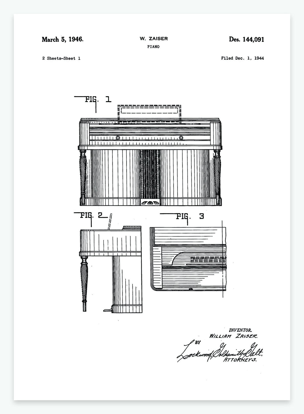 Klaver | Smukt patent til din væg | plakat | poster - decoARTE