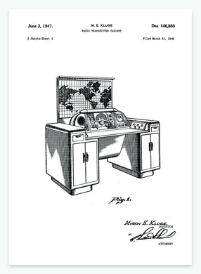 radiobord | PATENTPLAKAT - decoARTE