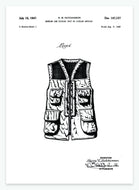 fiskevest | PATENTPLAKAT - decoARTE