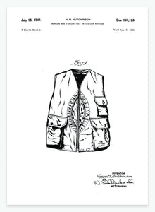 fiskevest | PATENTPLAKAT - decoARTE