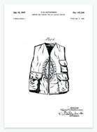 fiskevest | PATENTPLAKAT - decoARTE