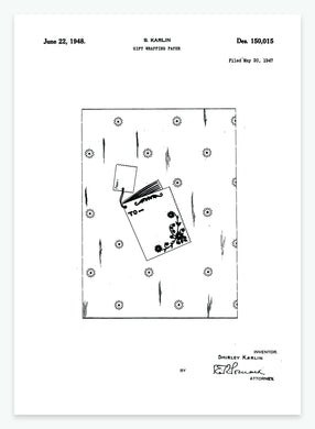 gavepapir | PATENTPLAKAT - decoARTE