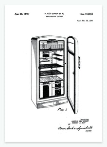 køleskab | PATENTPLAKAT - decoARTE
