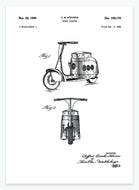 scooter | PATENTPLAKAT - decoARTE