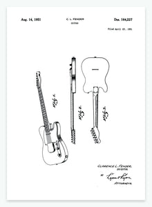 guitar | PATENTPLAKAT - decoARTE