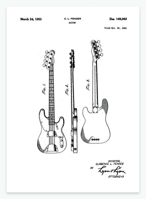 guitar | PATENTPLAKAT - decoARTE