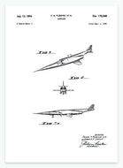 flyvemaskine | PATENTPLAKAT - decoARTE
