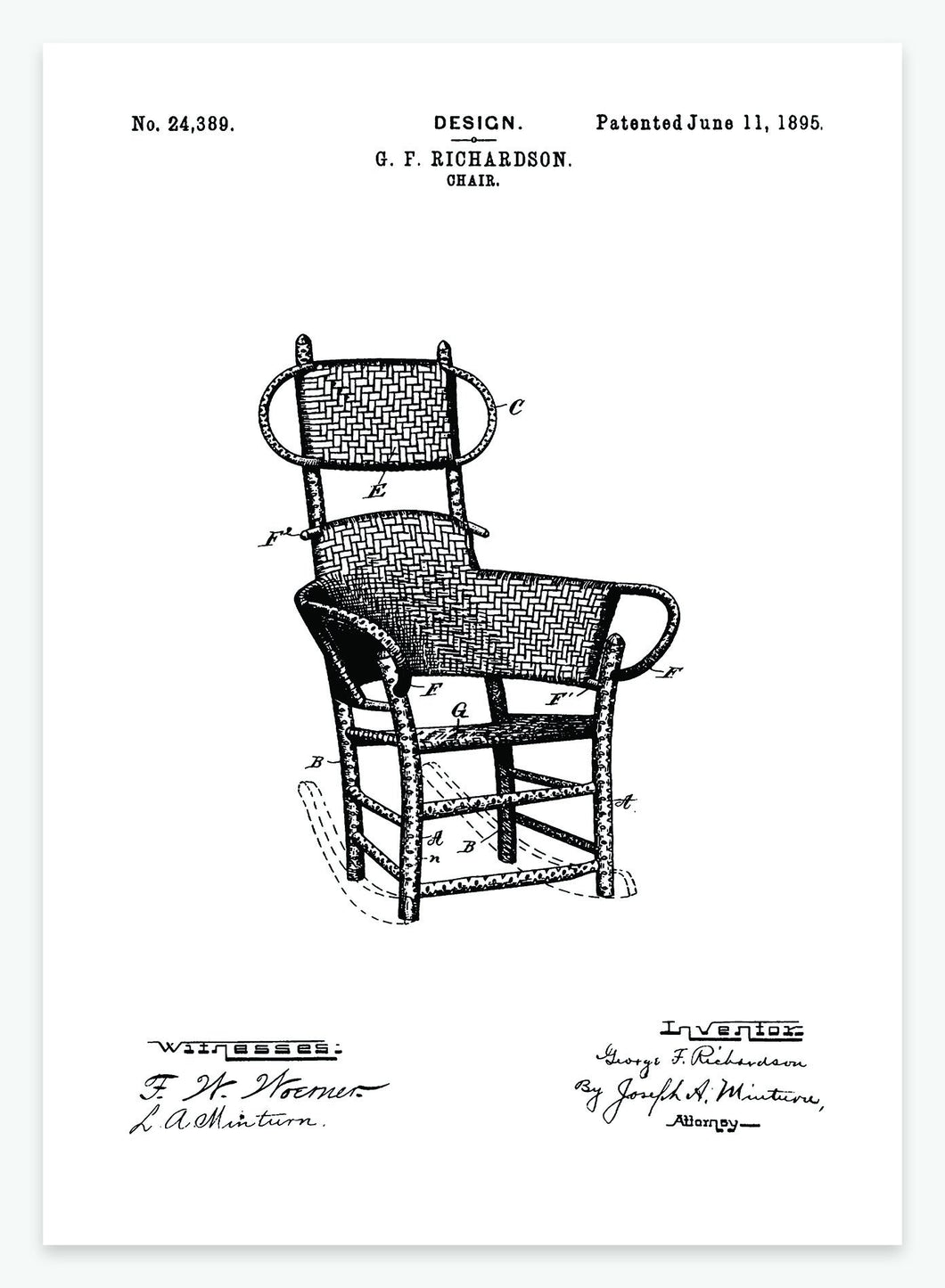 stol | PATENTPLAKAT - decoARTE