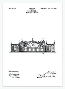frontispiece til vinreol | PATENTPLAKAT - decoARTE