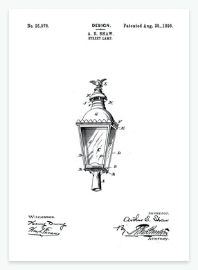 gadelampe | PATENTPLAKAT - decoARTE