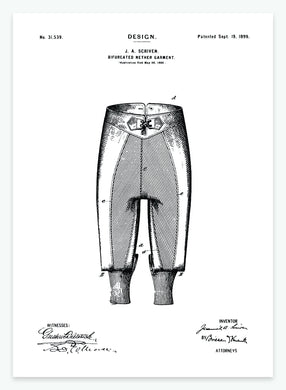 Ridebukser | Smukt patent til din væg | plakat | poster - decoARTE
