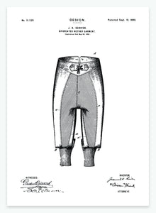 Ridebukser | Smukt patent til din væg | plakat | poster - decoARTE